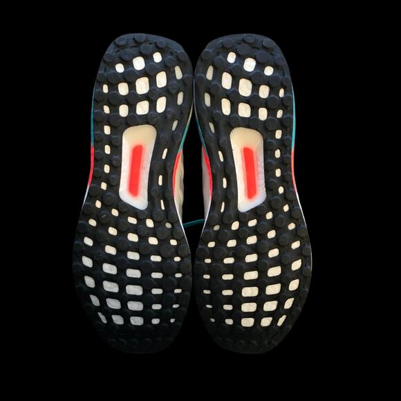 Adidas Men's Ultraboost 5.0 DNA White/Silver/Mint Running Shoes, Size 10 - Picture 5 of 6